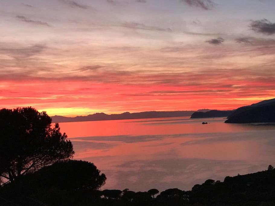 Villa Mit Whirlpool Und Phantastischer Aussicht Capoliveri  Dış mekan fotoğraf